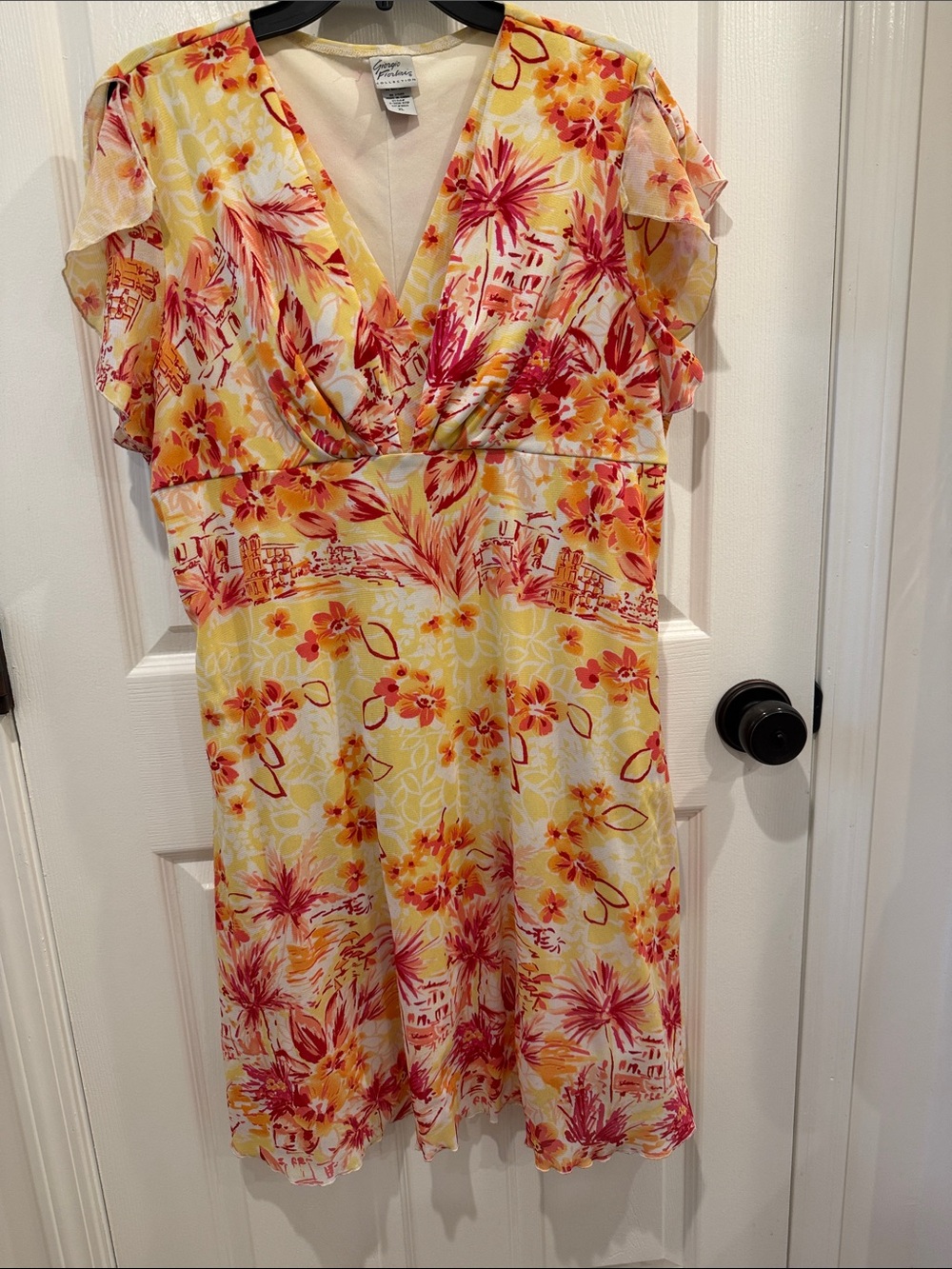Giorgio Fiorlini Floral V-Neck Summer Dress